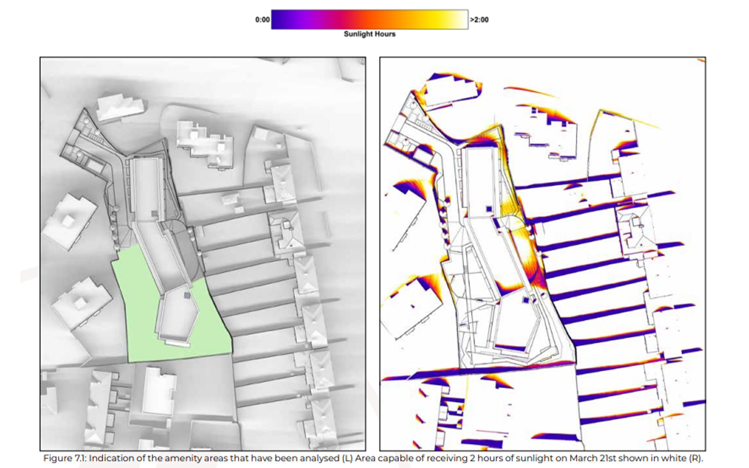 Sunlight Assessment of Amenity Areas for 52 Apartments at Glenavon House, Glasnevin, Dublin 9.