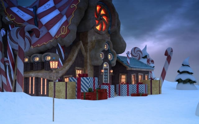 A CGI studio's impression of the Reindeer's Retreat in Santa's New €160 Toy Workshop