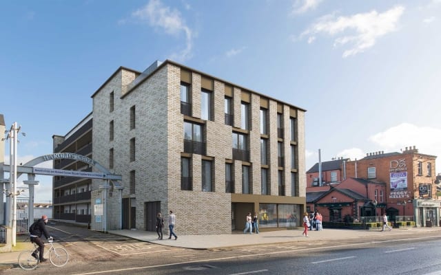 Architectural CGI of BTR Apartments in Harold's Cross