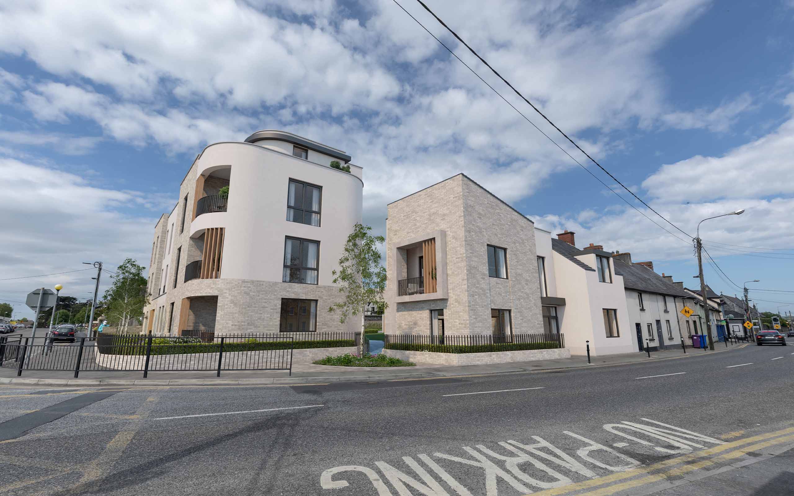 Architectural CGI of Residential Development in Kilkenny