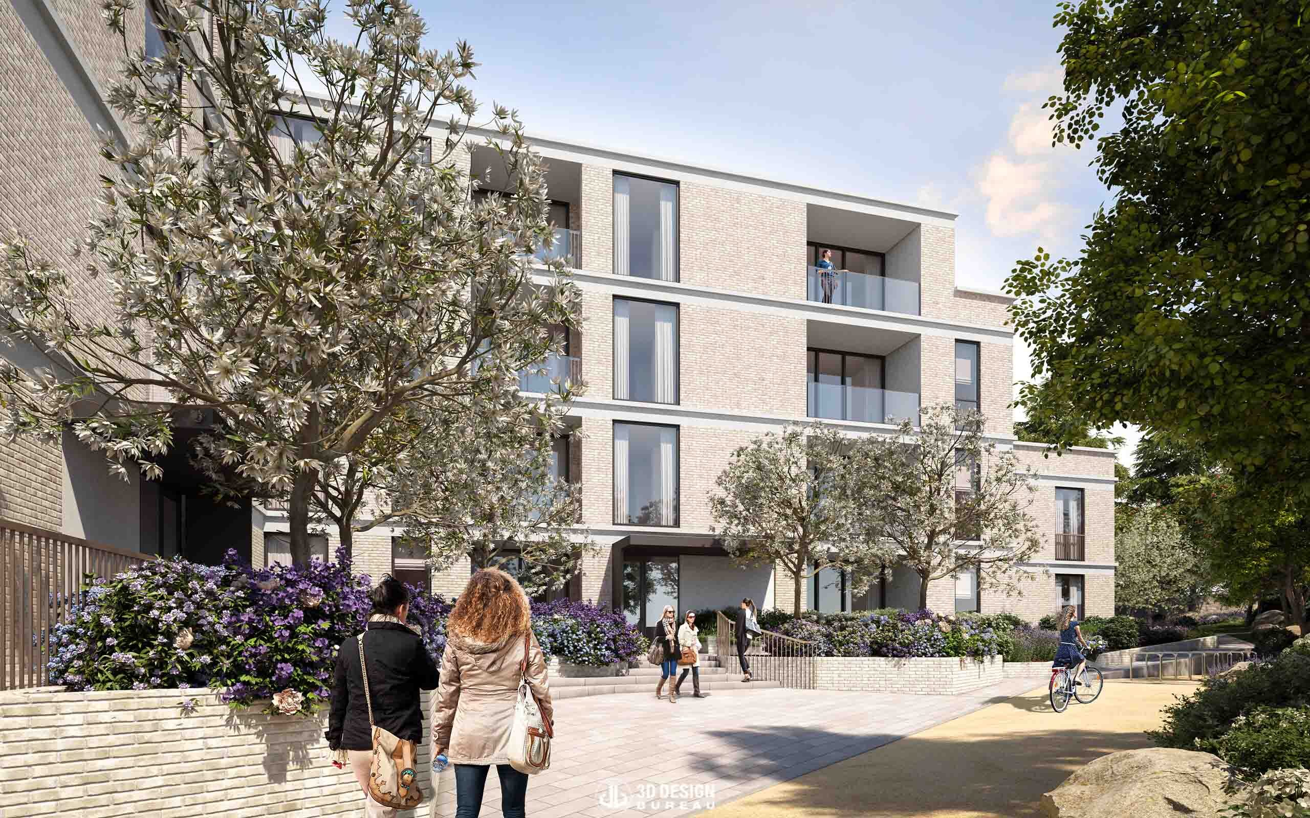 Computer generated imagery of the proposed development Graymount in Howth
