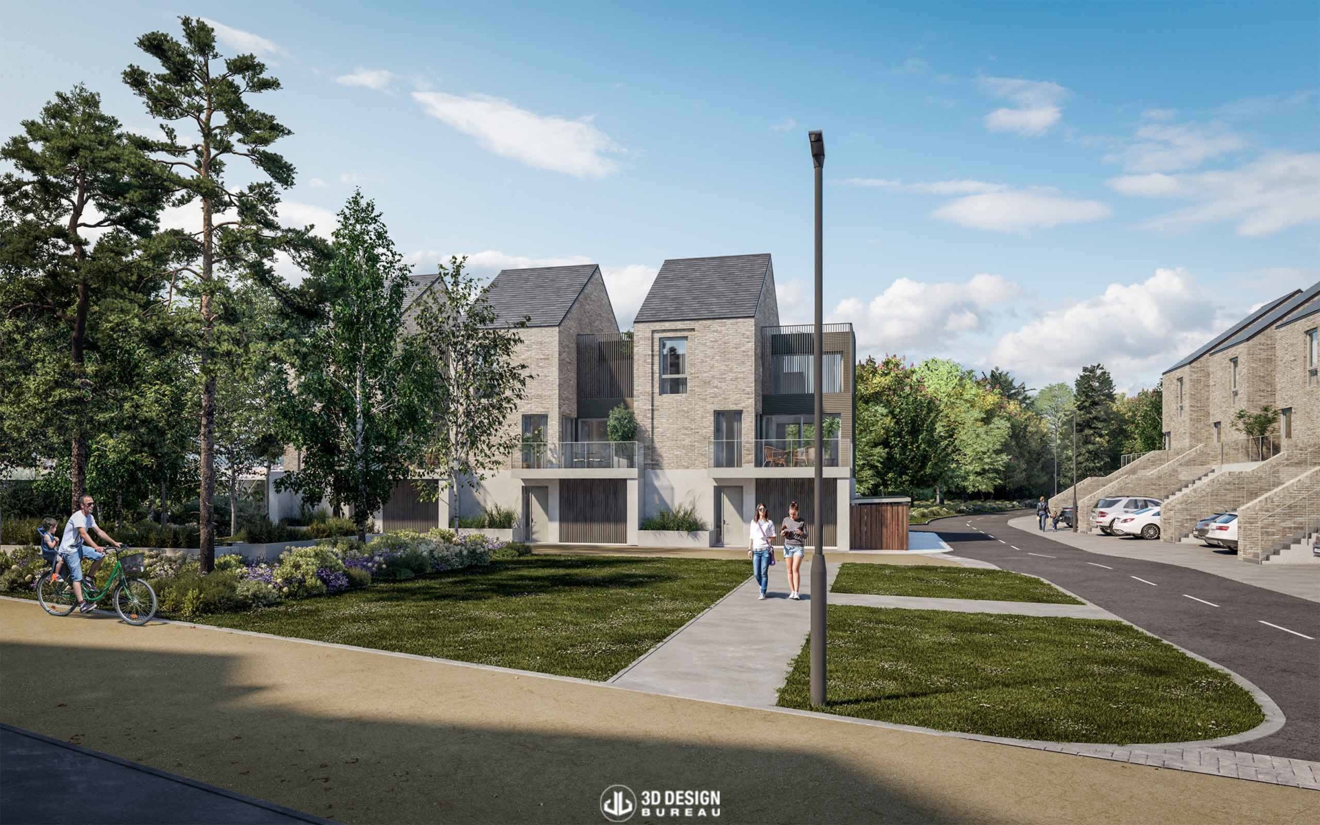 Dermot Bannon Concept Design for Housing Scheme at The Birches, Foxrock.