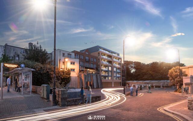 Architectural CGI of Plans Granted for Apartment Development Warehouse On Rockhill, Blackrock.