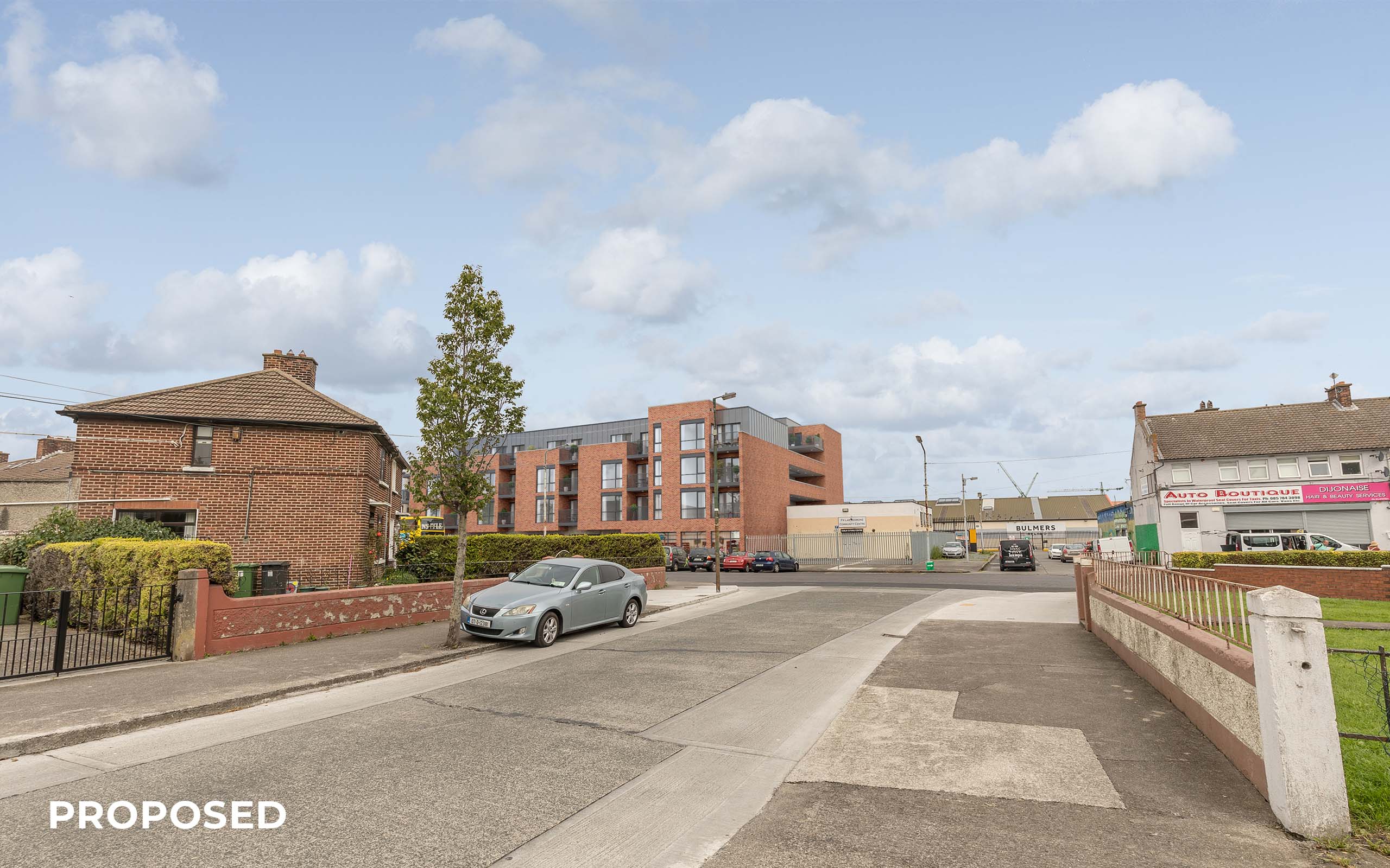 Verified View Montage of Keepers Road Residential Development in Drimnagh, Dublin 12 (proposed).