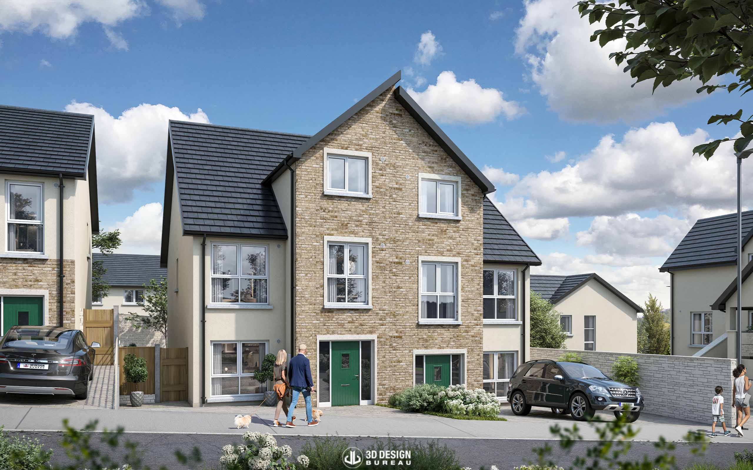 CGI of Deerpark housing development in Co. Wexford