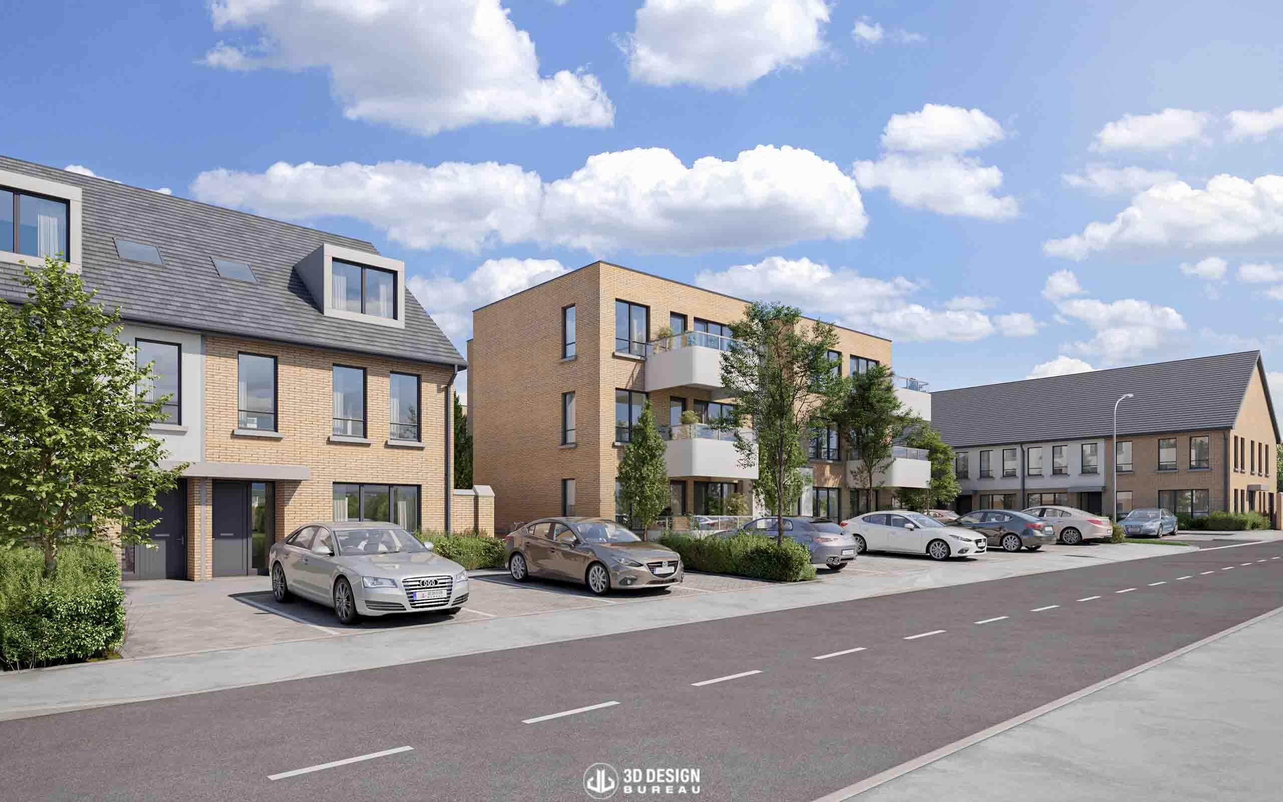 Computer generated imagery of the proposed development in Navan