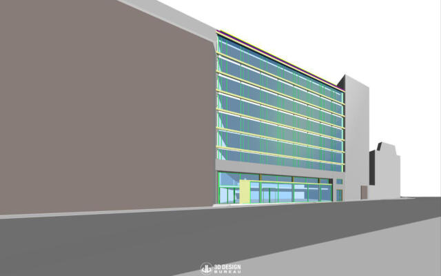 Model of the proposed development which were used for daylight and sunlight assessment