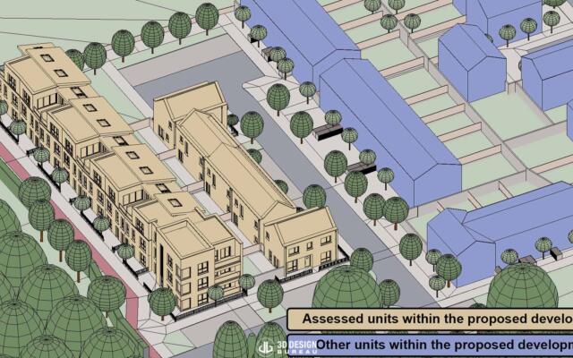 3D model of the development in Celbridge