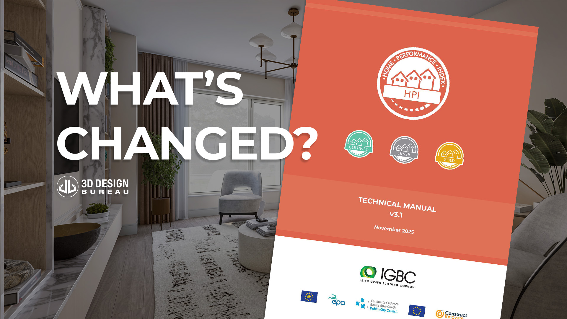 Interior computer generated imagery of the 4bed house on Brighton Road