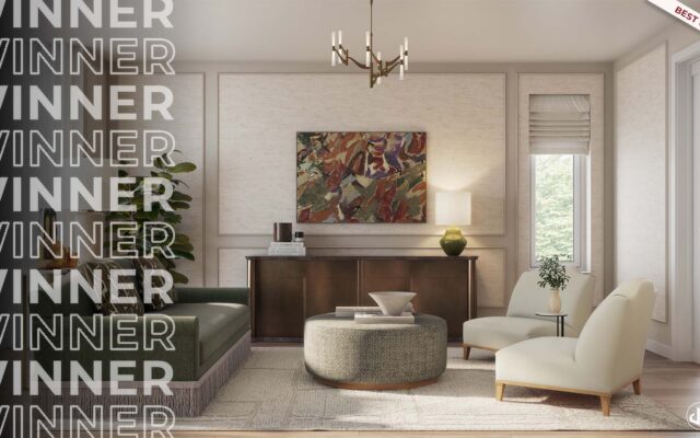 Interior CGI of The Colt Collection five-bedroom home in Foxrock, Dublin