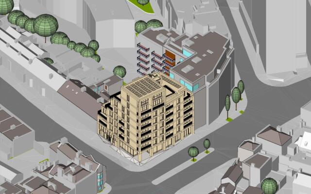 Model State Proposed image which was a part of daylight and sunlight report