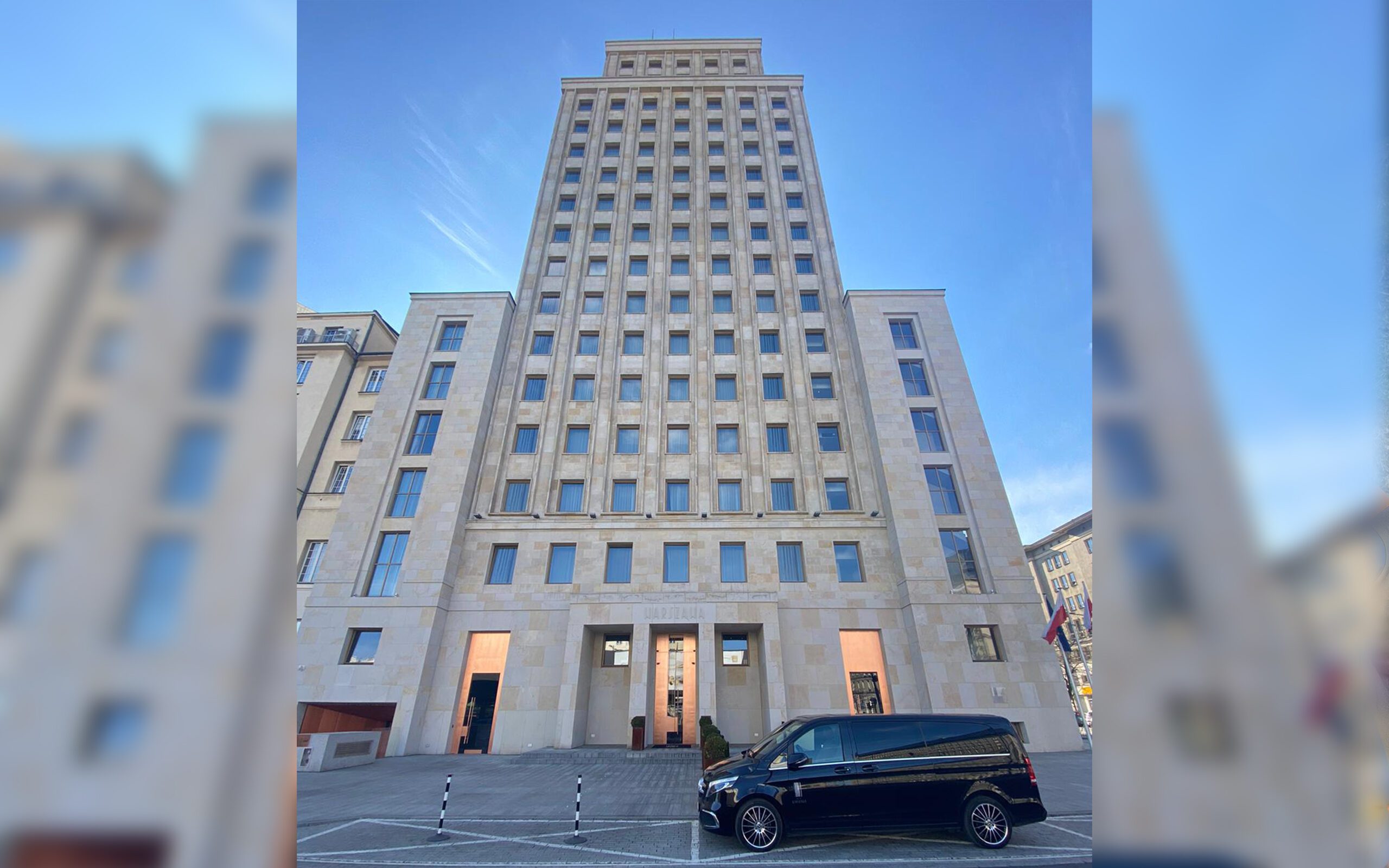 The Prudential Building in Warsaw, currently operating as Hotel Warszawa in Poland. 