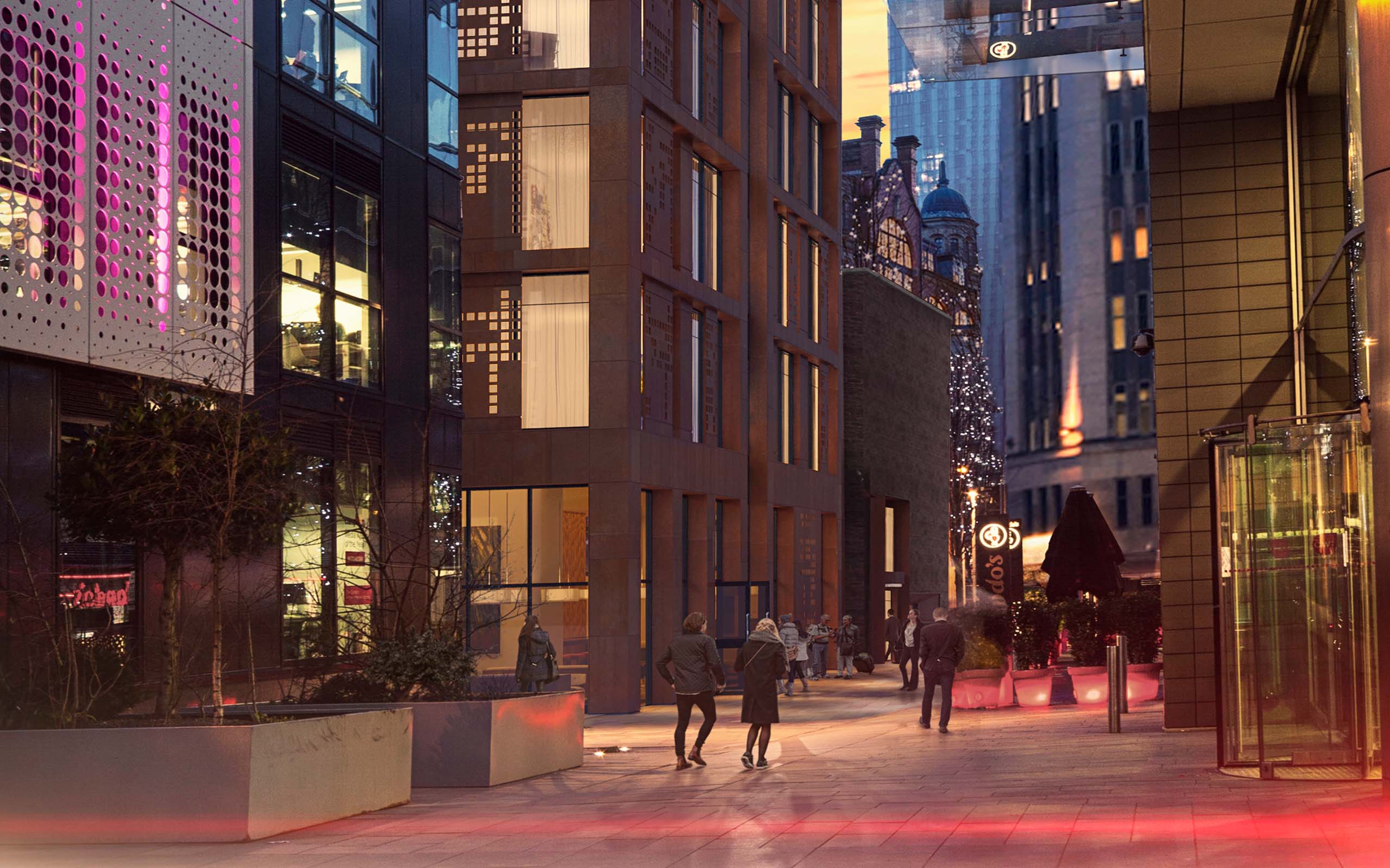 Architectural computer generated imagery of the development in the United Kingdom