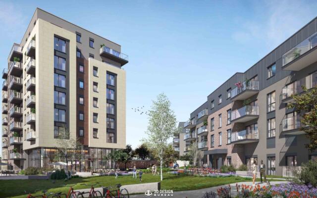 Computer-generated imagery of the proposed development in Kinsale Road, Cork