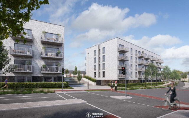 Architectural CGI of the approved Flemington South residential development in Balbriggan, Co. Dublin