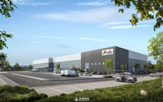 Computer generated imagery of New 10,514 sq m industrial development proposed for Boyne Village Business Park, Navan