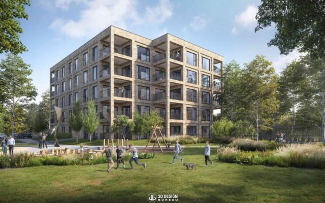Computer generated imagery of the proposed development The Leys in Carrickmines