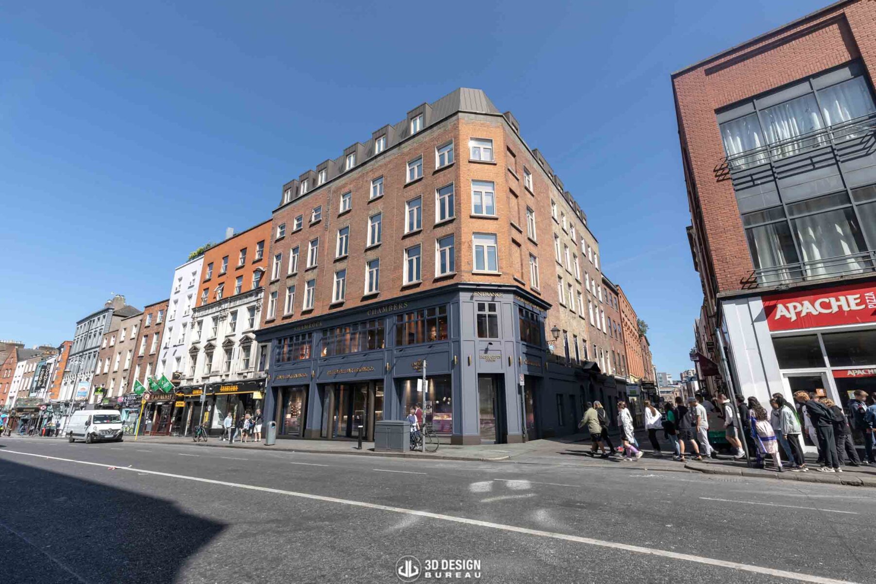 Verified View Montage of Shamrock Chambers hotel conversion on Dame Street, Dublin