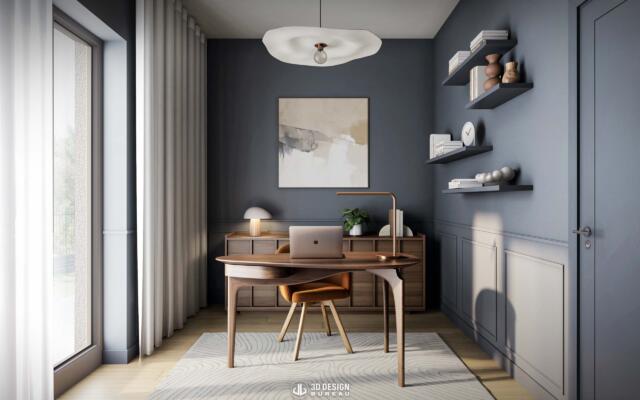 Oakmount interior CGI by 3D Design Bureau