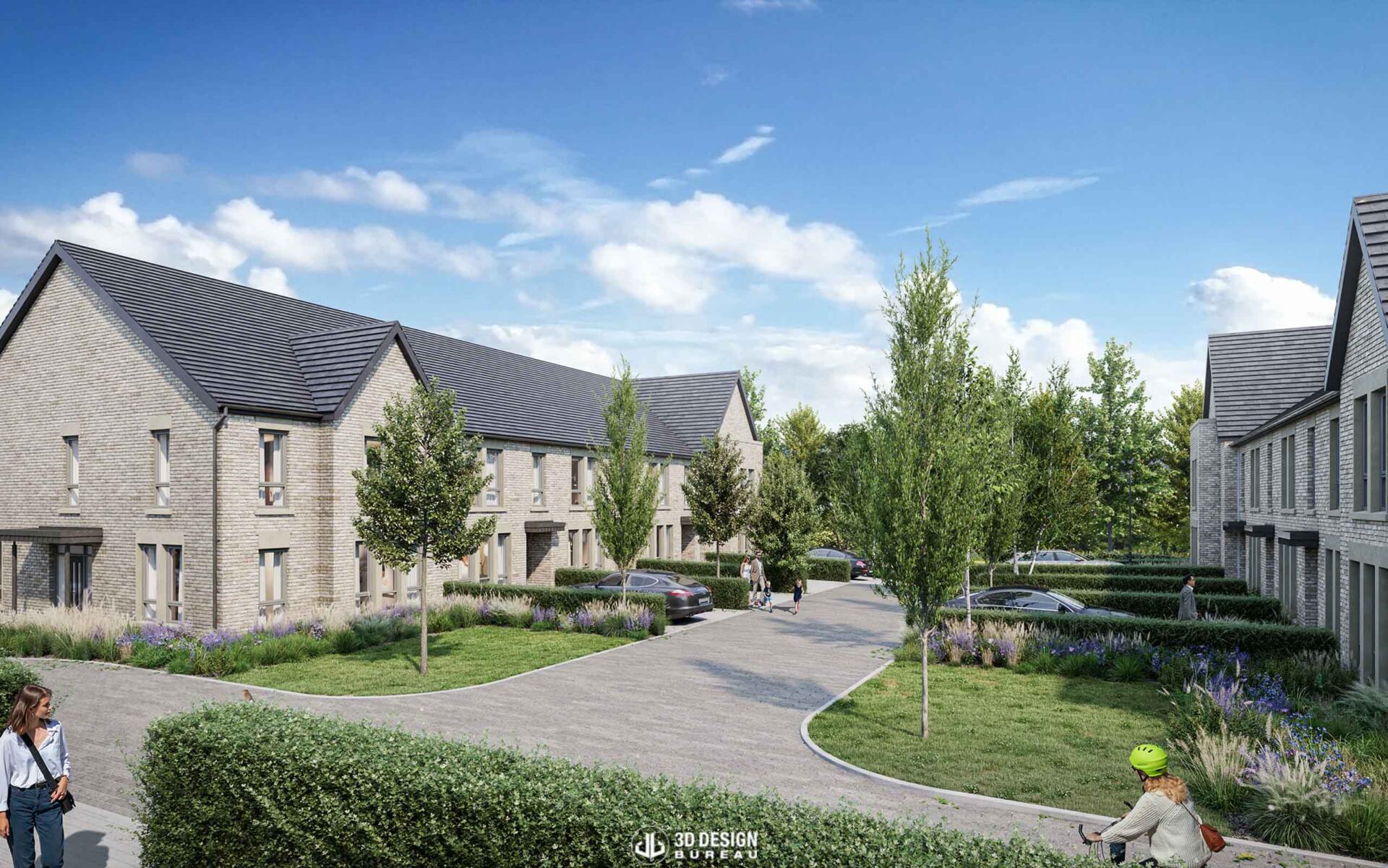 Computer-generated imagery of the proposed development in Malahide